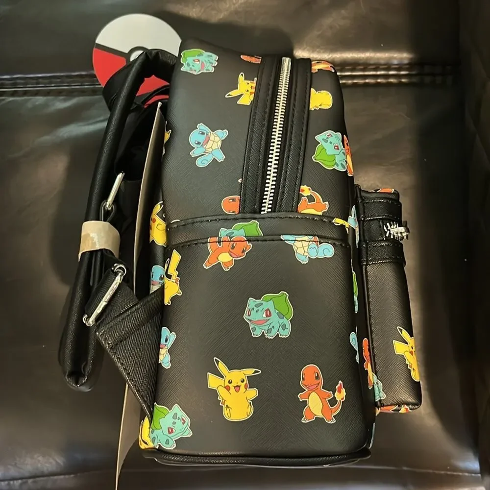 NWT LOUNGEFLY COLLECTION LOUNGE EXCLUSIVE LF POKEMON STARTERS‎ MINI BACKPACK